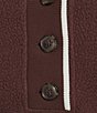 Varley Brenna Button Front V-Neck Long Sleeve Fleece Sweatshirt - Image 4