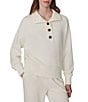 Button Swatch Card Varley Bronya Collared Button Placket Long Sleeve DoubleSoft ...