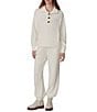 Button Swatch Card Varley Bronya Collared Button Placket Long Sleeve DoubleSoft ...