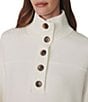 Button Swatch Card Varley Bronya Collared Button Placket Long Sleeve DoubleSoft ...