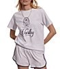 Color:White - Image 1 - Coventry Branded Soft Pique Crew Neck Short Sleeve Tee Shirt