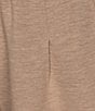 Varley DoubleSoft™ Coordinating Knit Roll Cuff Jogger 25#double; Sweat Pants, Color:Taupe Marl - Image 4