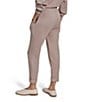 Varley DoubleSoft™ Coordinating Knit Roll Cuff Jogger 25#double; Sweat Pants, Color:Taupe Marl - Image 2