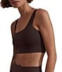 Varley Freesoft Cori Moisture Wicking Scoop Neck Sports Bra, Color:Coffee Bean - Image 3