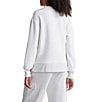 Varley Gabriella DoubleSoft® Knit Crew Neck Long Sleeve Zip Side Pullover Sweatshirt, Color:Ivory Marl - Image 2