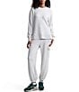 Varley Gabriella DoubleSoft® Knit Crew Neck Long Sleeve Zip Side Pullover Sweatshirt, Color:Ivory Marl - Image 3