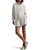 Varley Hawley Coordinating Half Zip Sweatshirt, Color:Ivory Marl - Image 8