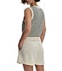 Varley Knowles Crew Neck Sleeveless Textured Knit Vest, Color:Birch Multi Stitch - Image 2