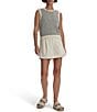 Varley Knowles Crew Neck Sleeveless Textured Knit Vest, Color:Birch Multi Stitch - Image 3
