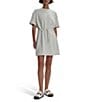 Varley Maple Crew Neck Short Sleeve Dress, Color:Ivory Marl - Image 1