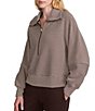 Varley Milano Half Zip 2.0 Zip Neck Long Sleeve Sweatshirt - Image 3