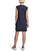 Color:Blue Nights - Image 2 - Naples Sleeveless Jersey Knit Shift Dress