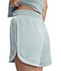 Varley Ollie High Rise Drawstring Shorts, Color:Ether Blue - Image 4