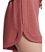 Color:Withered Rose - Image 3 - Ollie High Rise Drawstring Shorts