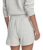 Varley Ollie High Rise Drawstring Shorts, Color:Ivory Marl - Image 2