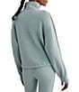 Varley Sian Piped Half Zip Mock Neck Long Sleeve Sweatshirt - Image 2