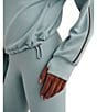 Varley Sian Piped Half Zip Mock Neck Long Sleeve Sweatshirt - Image 3