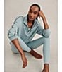 Varley Sian Piped Half Zip Mock Neck Long Sleeve Sweatshirt - Image 4