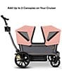 Veer Retractable Canopy for Cruiser XL, Color:Rose Quartz - Image 4