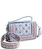 Vera Bradley Carlow All in One Leaf Print Crossbody Bag - Image 1