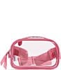 Color:Ibis Rose - Image 1 - Clear Small Belt Bag