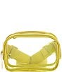 Color:Golden Olive - Image 1 - Clear Small Belt Bag