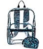 Color:Dreamer Paisley - Image 1 - Clearly Colorful Dreamer Paisley Clear Large Backpack