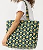 Vera Bradley Daffodils Original Zip Tote Bag, Color:Daffodils - Image 3