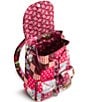 Vera Bradley Deluxe Floral Patchwork Drawstring Backpack - Image 3