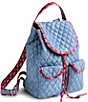 Vera Bradley Denim Deluxe Drawstring Backpack - Image 1