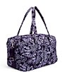 Color:Mickey Minnie's Flirty Floral Tonal - Image 3 - Disney Collection Large Travel Duffle Bag