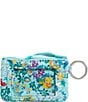 Color:Ariel Floral Ditsy - Image 3 - Disney Collection The Little Mermaid Ariel Zip ID Case
