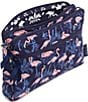 Color:Flamingo Party - Image 2 - Flamingo Party Triple Compartment Crossbody Bag