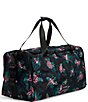 Color:Rose Foliage - Image 3 - Floral ReActive Travel Duffel Bag