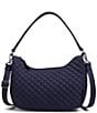 Vera Bradley Frannie Crescent Quilted Crossbody Bag, Color:Classic Navy - Image 1