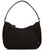 Vera Bradley Frannie Crescent Crossbody Bag, Color:Black - Image 1