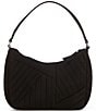 Vera Bradley Frannie Crescent Crossbody Bag, Color:Black - Image 2