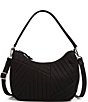 Vera Bradley Frannie Crescent Crossbody Bag, Color:Black - Image 5