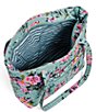 Color:Rosy Outlook - Image 2 - Iconic Small Vera Floral Tote Bag
