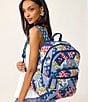 Vera Bradley Large Bancroft Cherry Patchwork Backpack - Image 4