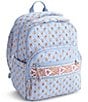 Vera Bradley Large Bancroft Leaf Print Backpack - Image 1