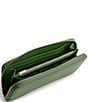 Vera Bradley Leather Accordion Clutch, Color:Bronze Green - Image 2