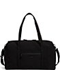 Color:Classic Black - Image 1 - Microfiber Collection Large Travel Duffle Bag