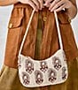 Vera Bradley Mini Roxbury Crescent Beaded Shoulder Bag, Color:Iconic Paisley Cottage Cream - Image 3