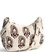 Vera Bradley Mini Roxbury Crescent Beaded Shoulder Bag, Color:Iconic Paisley Cottage Cream - Image 1