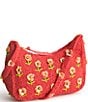 Vera Bradley Mini Roxbury Crescent Beaded Shoulder Bag