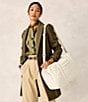 Vera Bradley Miramar Featherweight Nylon Weekender Bag, Color:Pumice Stone - Image 5