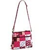 Vera Bradley Original Zip Hipster Festive Check Patchwork Crossbody Bag - Image 3