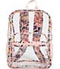 Color:Paradise Coral - Image 2 - Paradise Coral Clear Large Backpack