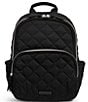 Vera Bradley Performance Twill Collection Iconic Small Backpack, Color:Black - Image 1